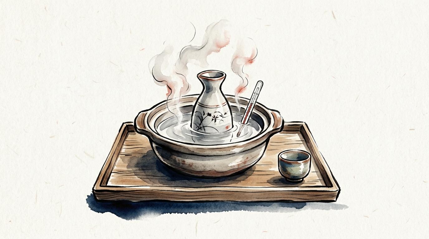 お燗のつけ方（湯煎・徳利）